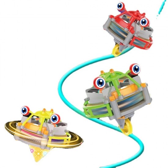 Electronic Tumbler Wire Walking Assembly Gyro Unicycle Robot Toy Kids Unicycle Balance Car Toy