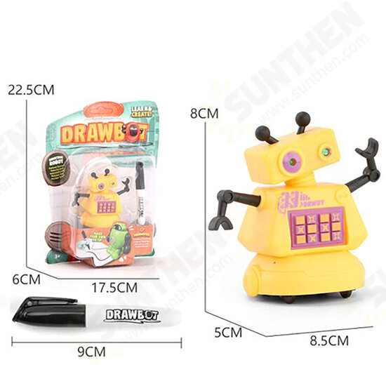 Induction Following Car Robot Children's Educational Drawing Line Inductive Truck Toys Gifts