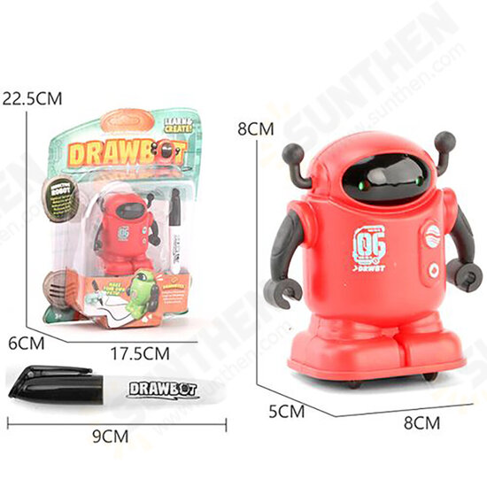 Induction Following Car Robot Children's Educational Drawing Line Inductive Truck Toys Gifts