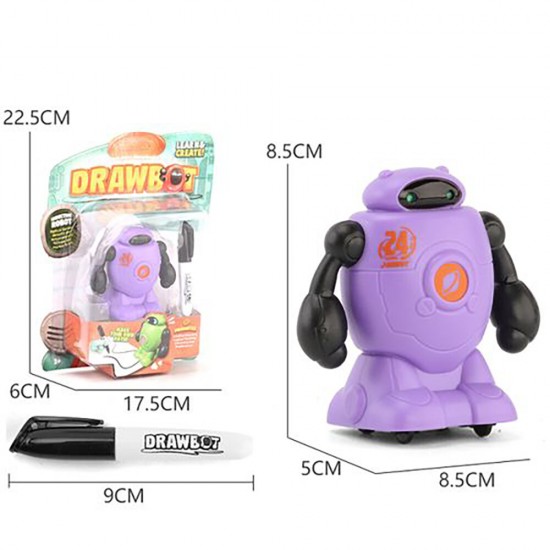 Induction Following Car Robot Children's Educational Drawing Line Inductive Truck Toys Gifts