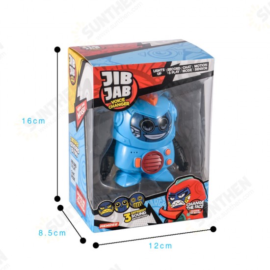 1902 Face Changing Voice Record Tone Change Interact RC Robot Toy