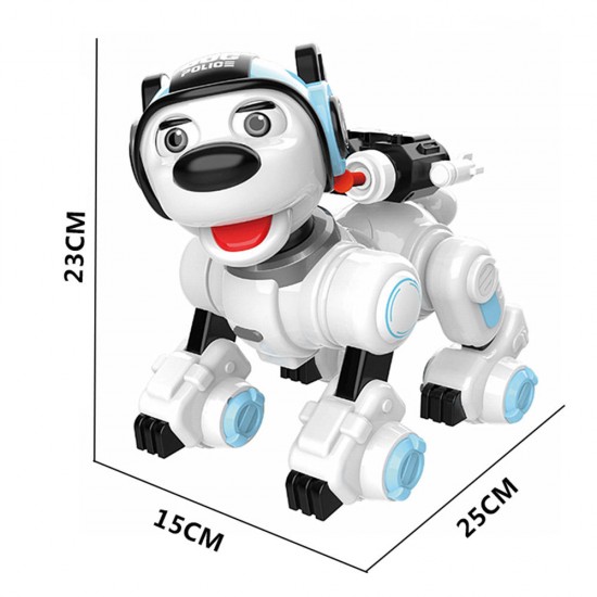 1901 Smart Dog Programmable Infrared/Touch Control Patrol Dance Sing Shooting RC Robot Toy Gift