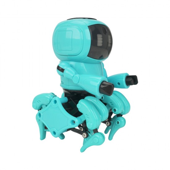 962 DIY STEAM 8-Legged Smart RC Robot Gesture Sensing Infrared Following Obstacle Avoidance Assembled Robot Toy