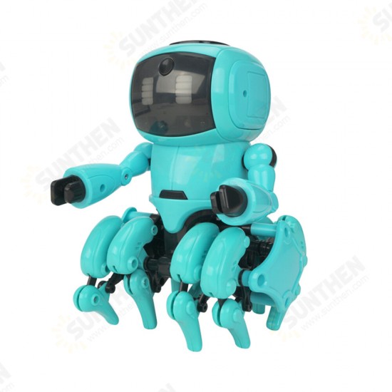 962 DIY STEAM 8-Legged Smart RC Robot Gesture Sensing Infrared Following Obstacle Avoidance Assembled Robot Toy