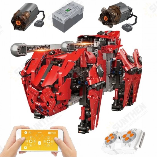 20005 DIY Six-legged Robot APP Control Assembled Building Block Bricks Toy Model for Boys Birthday Gift