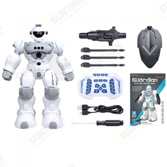 R21 Intelligent Police Robot Gesture Sensing Storytelling USB charging RC Robot