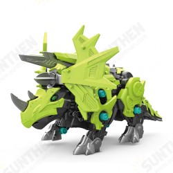 5702 DIY Assembled Electric Dinosaur Bayonet Triceratops Children Toys 5702 DIY Assembled Electric Dinosaur Bayonet Triceratops Children Toys