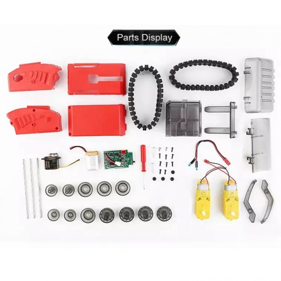2.4G DIY Assembly Engineering RC Robot Bulldozer Lifter Educational Block Building Kit for Children