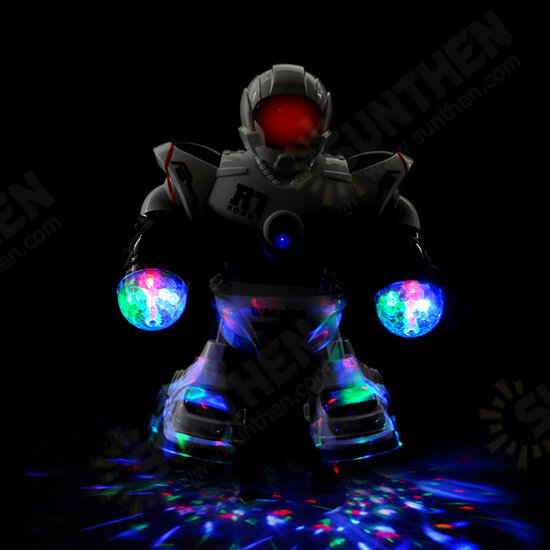 Space Police Electric Dancing Robot Children's Toy Christmas Gift