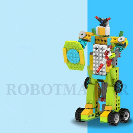 R Robot Master DIY Programmable RC Robot Kit APP/Stick Control STEAM Educational Kit