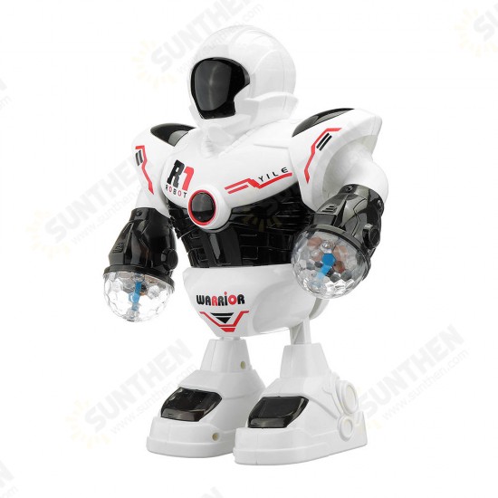 R1 ABS Smart Music Dancing RC Robot Toy With Shining Light Gift For Children