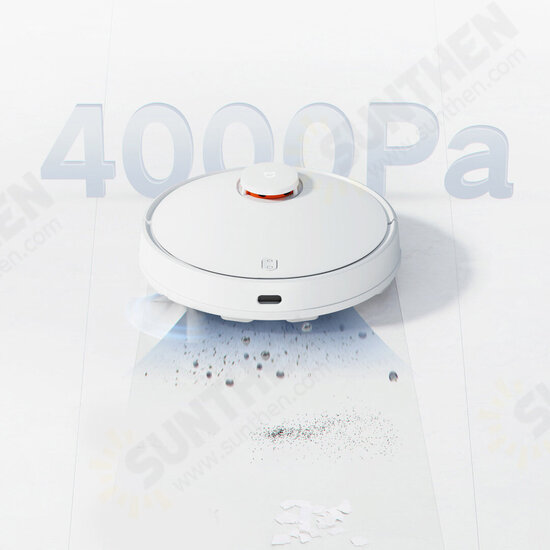 3C Smart Robot Vacuum Cleaner Sweeping Mopping LDS Navigation 4000Pa Suction 2600mAh with APP Control