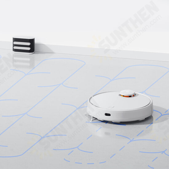 3C Smart Robot Vacuum Cleaner Sweeping Mopping LDS Navigation 4000Pa Suction 2600mAh with APP Control