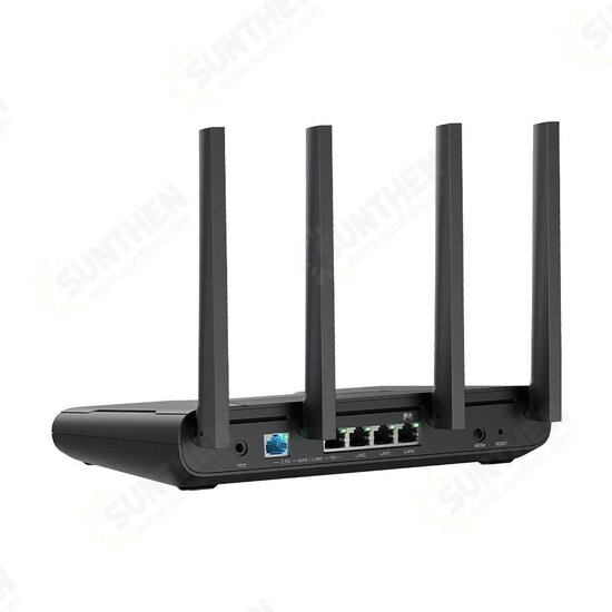 2022 AX5400 WiFi6 Gaming Router Dual Band 160MHz 4K QAM Mesh Repeater Router External Amplifier Game Dedicated Gaming 2.5G Network Port