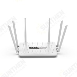 2.4G/5G Dual Band WiFi Router with 6*6dBi Gain Antennas 1167Mbps Remote APP Control Signal Amplifier WiFi Repeater Home Networking Use 2.4G/5G Dual Band WiFi Router with 6*6dBi Gain Antennas 1167Mbps Remote APP Control Signal Amplifier WiFi Repeater Home Networking Use