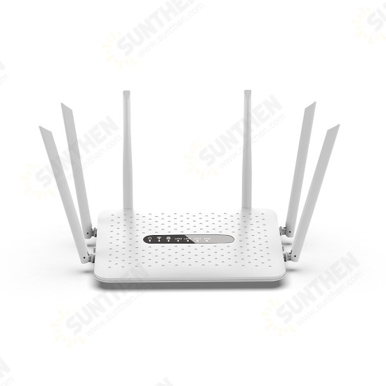 2.4G/5G Dual Band WiFi Router with 6*6dBi Gain Antennas 1167Mbps Remote APP Control Signal Amplifier WiFi Repeater Home Networking Use