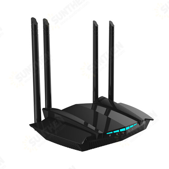 AC1200 Wifi Router Double Band Wireless Repeater Gigabit With 4 Antennas Of High Gain Wider Coverageider Coverage