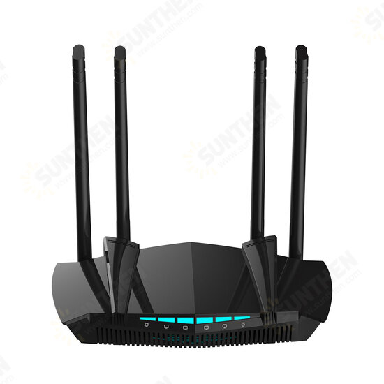 AC1200 Wifi Router Double Band Wireless Repeater Gigabit With 4 Antennas Of High Gain Wider Coverageider Coverage