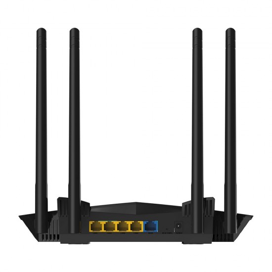 AC1200 Wifi Router Double Band Wireless Repeater Gigabit With 4 Antennas Of High Gain Wider Coverageider Coverage
