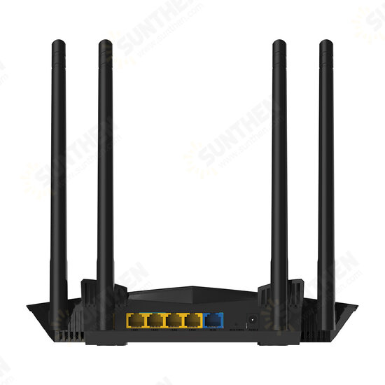 AC1200 Wifi Router Double Band Wireless Repeater Gigabit With 4 Antennas Of High Gain Wider Coverageider Coverage