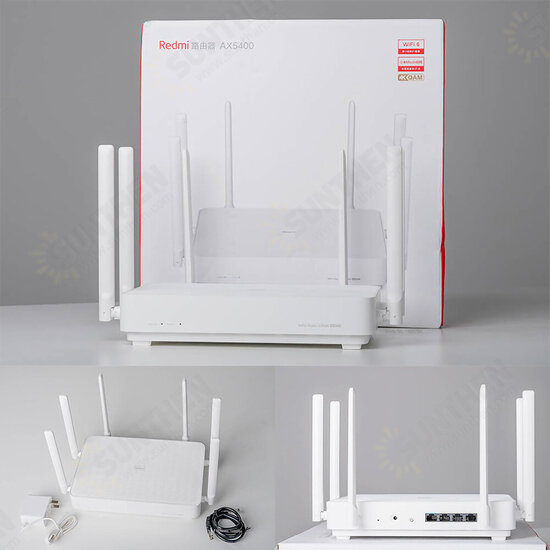 AX5400 Router Dual Band Wi-Fi6 Enhance Wireless Router 512MB Memory for Work at Home with Xiaomi APP