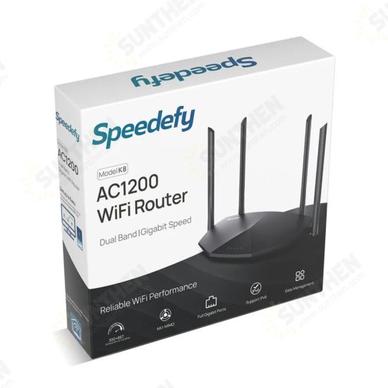 AC2100 Dual Band High Speed Wireless WiFi Router 2.4GHz&5GHz Up to 35 Devices 2000 sq.ft Coverage 4X4 MU-MIMO for Streaming & Gaming