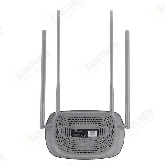 Wifi Repeater High Speed 100M Fiber 300Mbps Wireless Wifi Router One-click Enhancement Wifi High Gain 4 Antenna