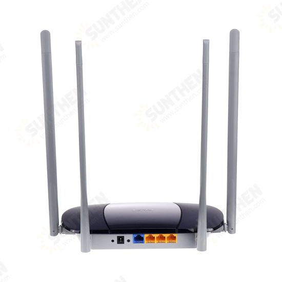 Wifi Repeater High Speed 100M Fiber 300Mbps Wireless Wifi Router One-click Enhancement Wifi High Gain 4 Antenna