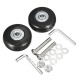 2 Sets Luggage Suitcase Replacement Wheels OD 43 ID 6 W 18 Axles 30 Repair Tools