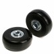 2pcs Luggage Suitcase Replacement Wheels Axles Deluxe Repair 50x22mm