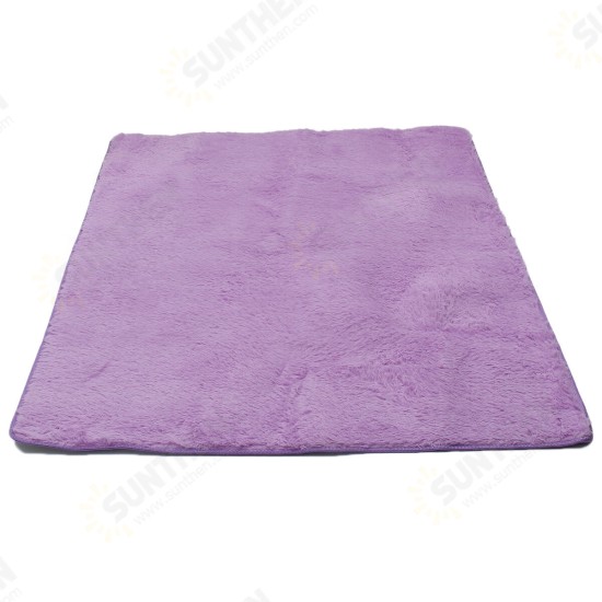 120x160cm Shaggy Fluffy Thicken Anti Skid Yoga Mat Rug Cushion Winter