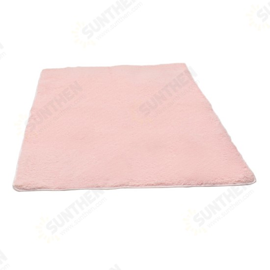 120x160cm Shaggy Fluffy Thicken Anti Skid Yoga Mat Rug Cushion Winter