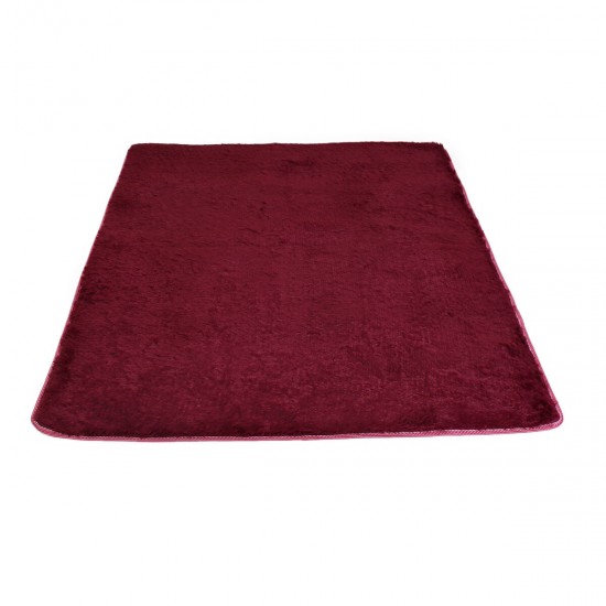 120x160cm Shaggy Fluffy Thicken Anti Skid Yoga Mat Rug Cushion Winter