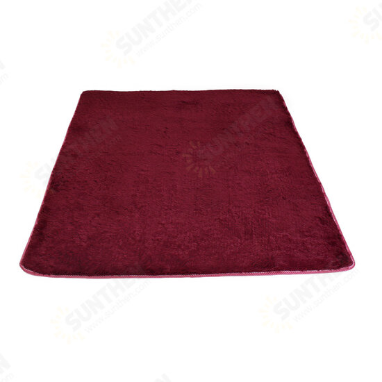 120x160cm Shaggy Fluffy Thicken Anti Skid Yoga Mat Rug Cushion Winter