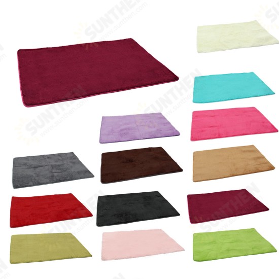 120x160cm Shaggy Fluffy Thicken Anti Skid Yoga Mat Rug Cushion Winter