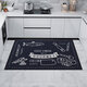 1PCS Anti-slip Kitchen Rug Floor Mat Doormat Runner Washable Anti-bacterial Carpet