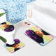 3PCS African Girl Explosion Head Non-Slip Bath Carpet Toilet Cover Shower Mat