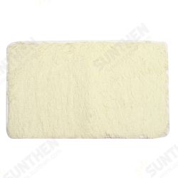 80x50cm Absrobent Shaggy Carpet Home Anti Slip Rug Bedroom Soft Mat 80x50cm Absrobent Shaggy Carpet Home Anti Slip Rug Bedroom Soft Mat