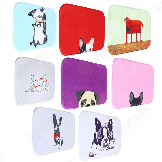 Floor Mat Carpet Doormat Bathroom Mat Non Slip lovely Dog Pattern Multi Pattern Optional