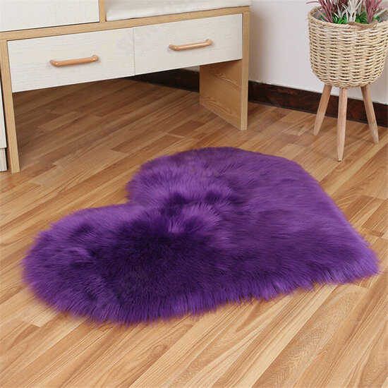 Fluffy Area Rugs Anti-Skid Shaggy Carpet Dining Floor Door Mats Bedroom