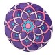 Round Style Decoration Fluffy Rugs Shaggy Carpet Floor Mat Anti-Skid at Home Bedroom Yoga Meditaion Mat