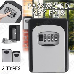Outdoor Wall Mounted Key Safe Combination Lock Storage Box 4-Digital Password Outdoor Wall Mounted Key Safe Combination Lock Storage Box 4-Digital Password