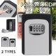 Outdoor Wall Mounted Key Safe Combination Lock Storage Box 4-Digital Password