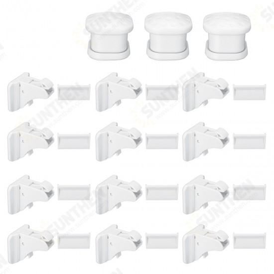 15 in 1 Magnetic Child Lock Baby Safety Lock Baby Protection Cabinet Door Lock Kids Drawer Locker