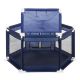 2 in 1 6-Sided Baby Playpen with ball frame Toddler Children Play Yardsfor Children Under 36 Months Tent Basketball Court Gifts Safety Fence Kids Playground