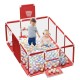 3 in 1 Baby Playpen Interactive Safety Indoor Gate Play Yards Tent Basketball Court Kids Furniture for Children Large Dry Pool Playground Park 0-6 Years Fence