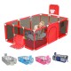 3 in 1 Baby Playpen Interactive Safety Indoor Gate Play Yards Tent Basketball Court Kids Furniture for Children Large Dry Pool Playground Park 0-6 Years Fence