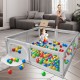 Baby Playpen 360° Wide View Children Playpen Baby Playground Safety Fence Anti-collosion Children Baby Ball Pool Activity Play Pen
