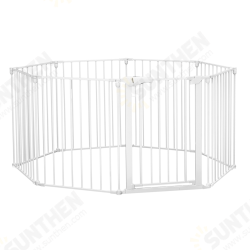 198 inch Long Baby Gate, Extra Wide Baby Gate Play Yard 8 Panel Foldable Safety Gate for Pet Child Auto Close Baby Gate for Stairs Doorways Barriers, 30inch Tall, Black 198 inch Long Baby Gate, Extra Wide Baby Gate Play Yard 8 Panel Foldable Safety Gate for Pet Child Auto Close Baby Gate for Stairs Doorways Barriers, 30inch Tall, Black