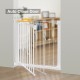 29.5inch-40.5inch Extra Wide Baby Gate Baby Fences 30inch Tall Kids Play Gate Large Pet Gate with Swing Door For Doorway Stairs